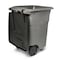 Toter 96 Gal. Graystone Trash Can with Lid and Wheels (2 caster 2 standard) ACC96 - alternate 4